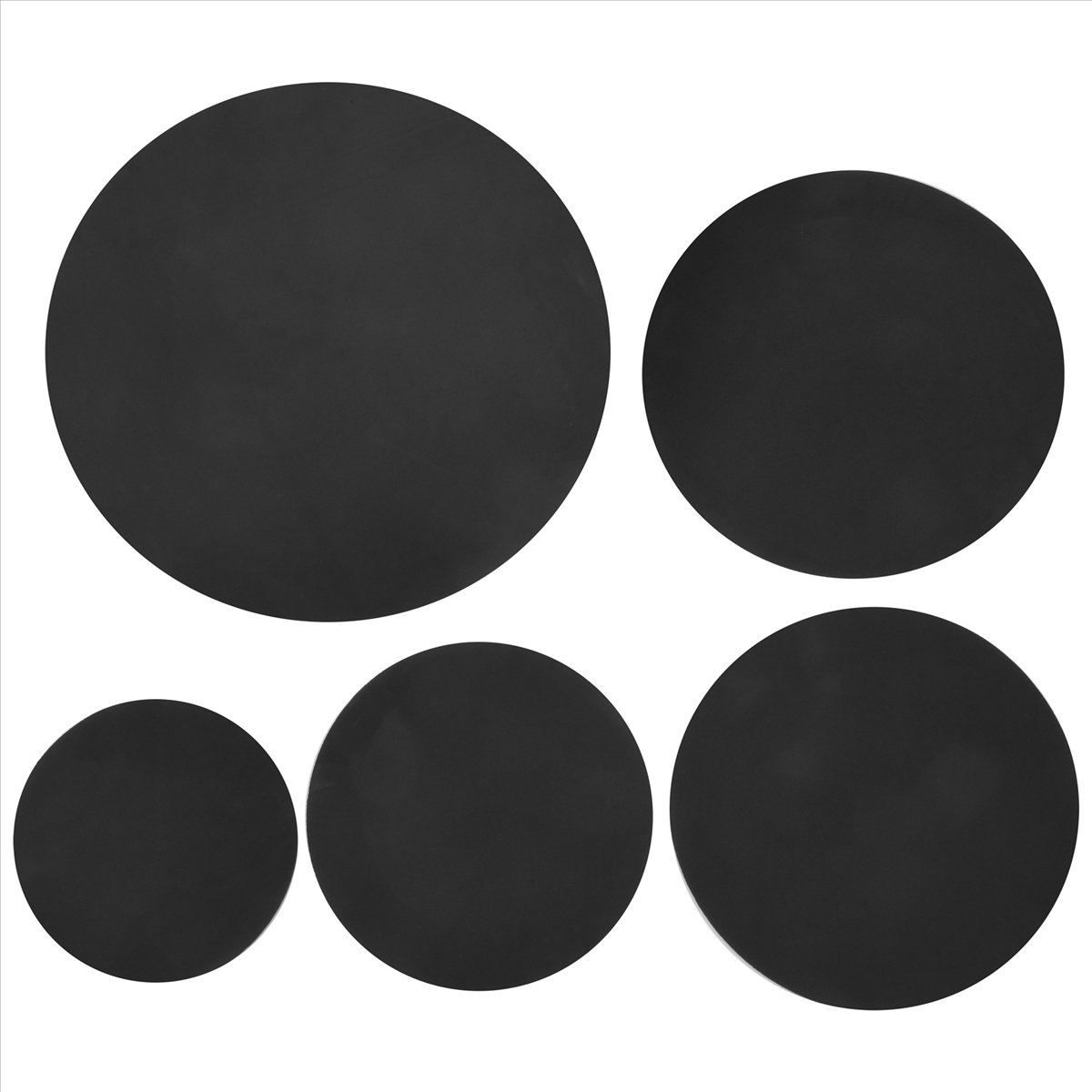Drum Practice Pad - [MEGA SALE] 14-teiliges Set Gummi-Schaumstoff-Tamburin-Drum-Sound-Off-Set, leises