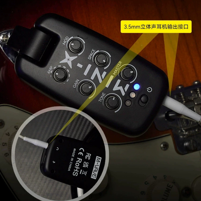 Portable Amplifier Mini - Neuer M-Vave Mini-X Kopfhörerverstärker für Gitarre