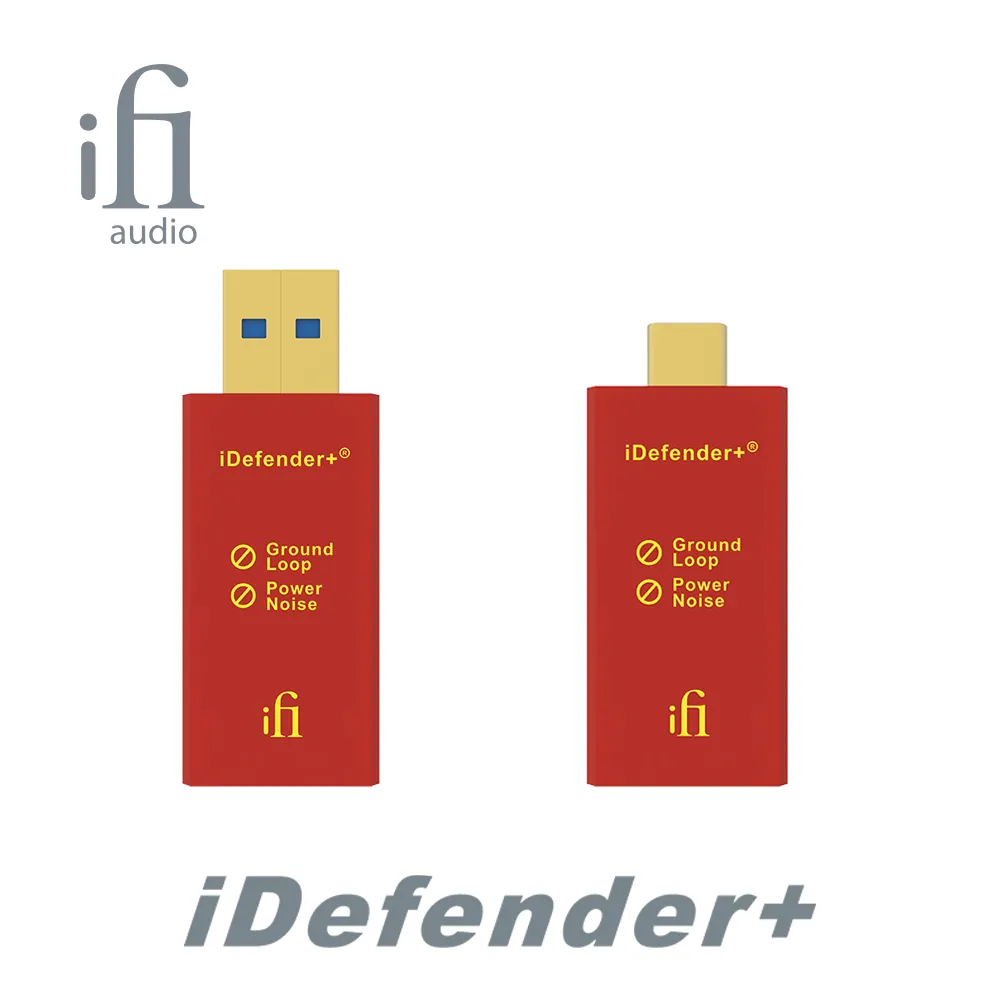 Audio Music Isolator - iFi iDefender+ USB-Stromisolator, Erdungsschleifen-Rauschunterdrückung, PC-HiFi-Audio-Musik-Rauschunterdrücker, USB3.0