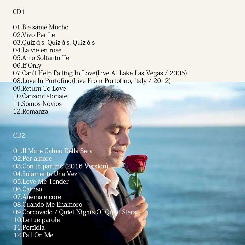 Andrea Bocelli My Love Songs 2 – Audio Music By Bewertung und Preis