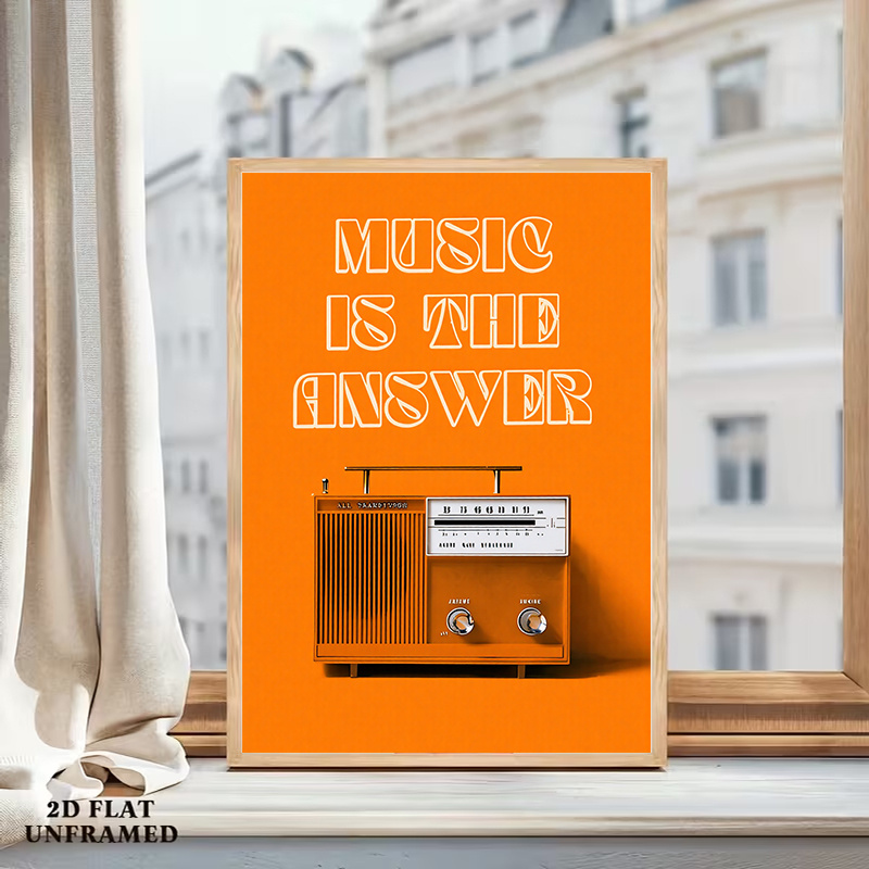 Vintage-Radio-Wandkunst, rahme – Audio Music Background Free Bewertung und Preis