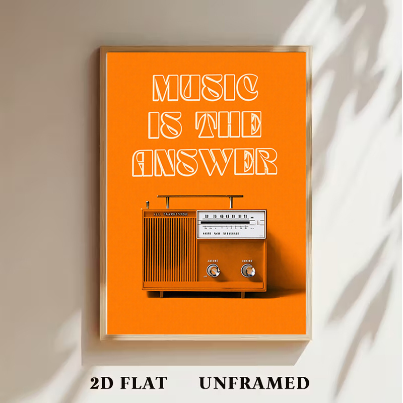 Vintage-Radio-Wandkunst, rahme – Audio Music Background Free Bewertung und Preis