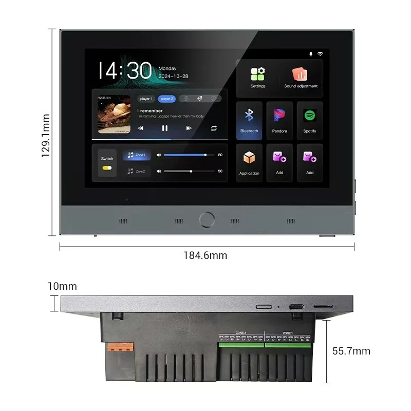 Touchscreen-Fernbedienung Kabe – Audio Music System For Home Bewertung und Preis