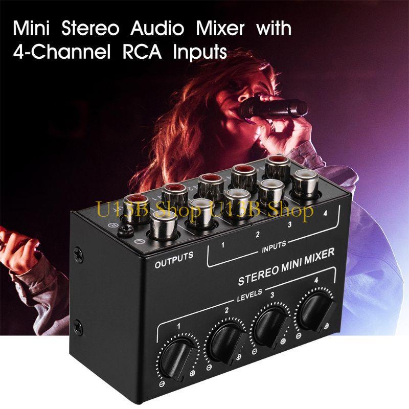 U13B 4-Kanal-Passivmischer, Mi – Audio And Music Splitter Bewertung und Preis