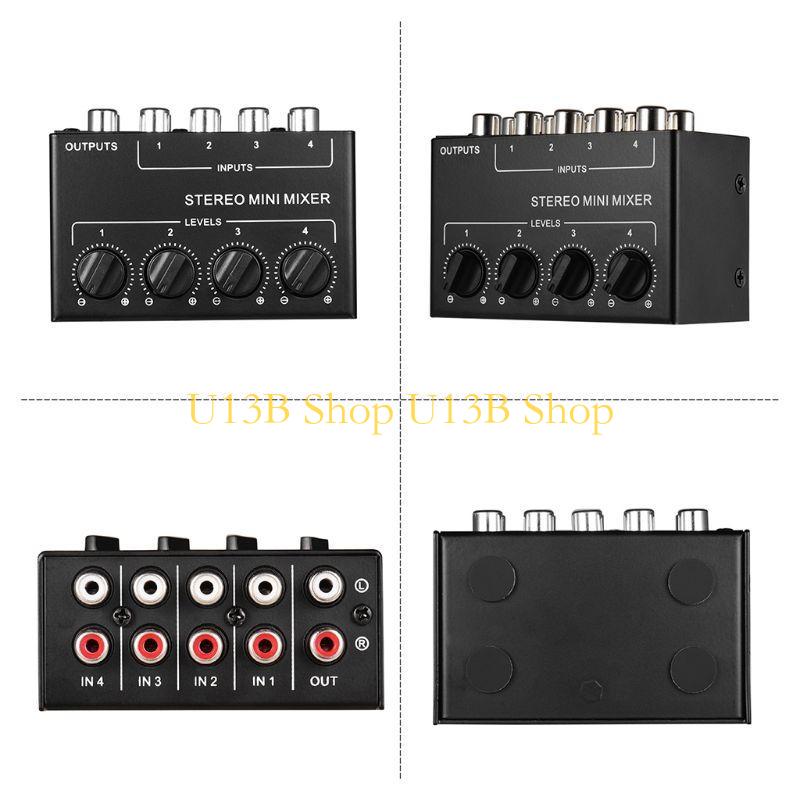 U13B 4-Kanal-Passivmischer, Mi – Audio And Music Splitter Bewertung und Preis