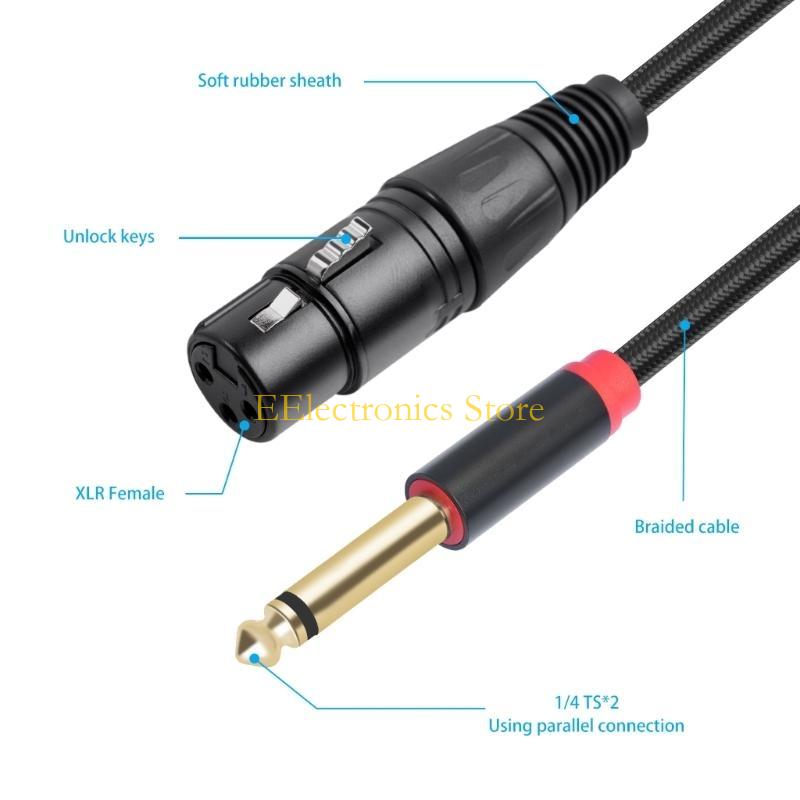B03C Buchse 3Pin auf 6,35 mm 1 – Audio And Music Splitter Bewertung und Preis