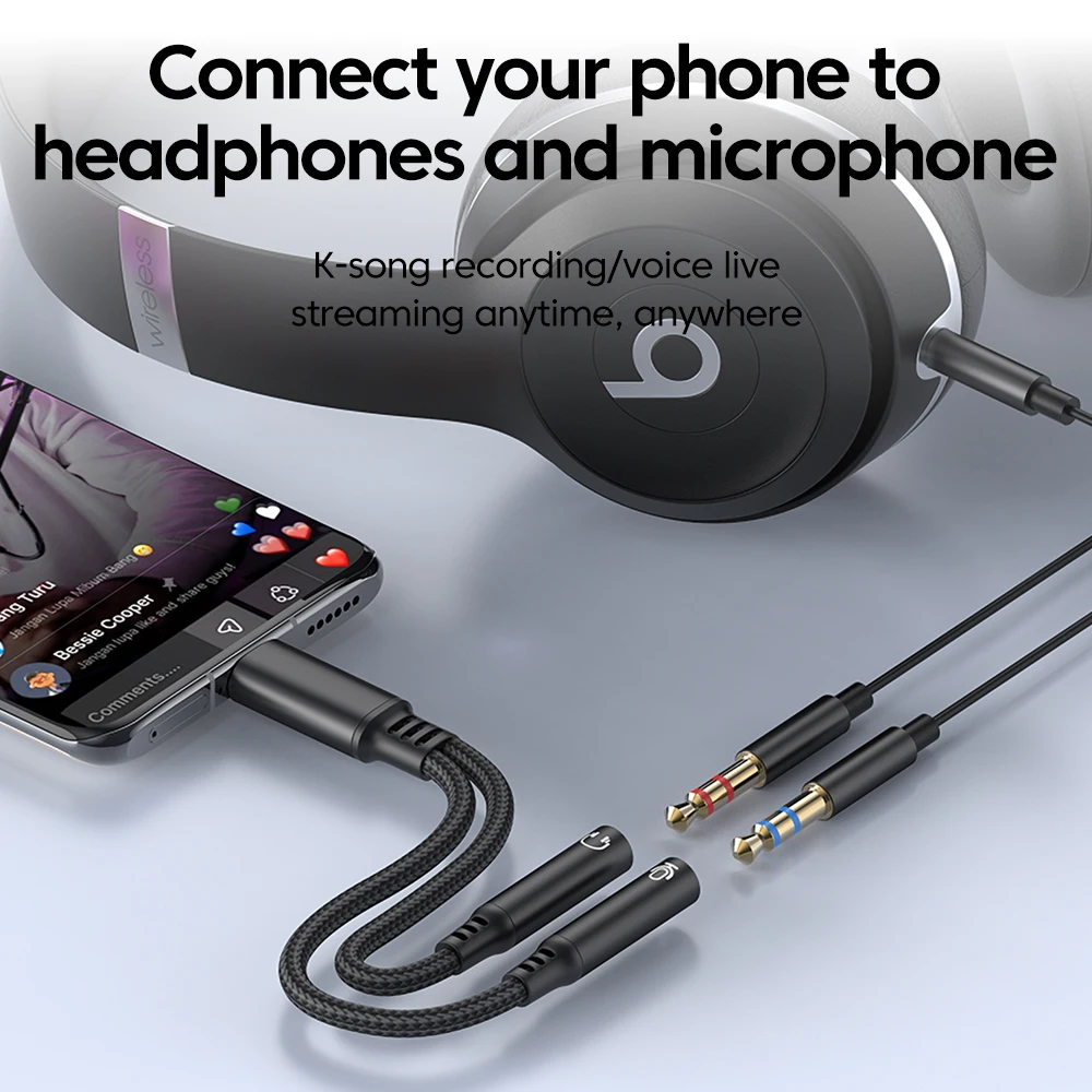 Typ C Stecker auf 3,5 mm Klink – Audio And Music Splitter Bewertung und Preis