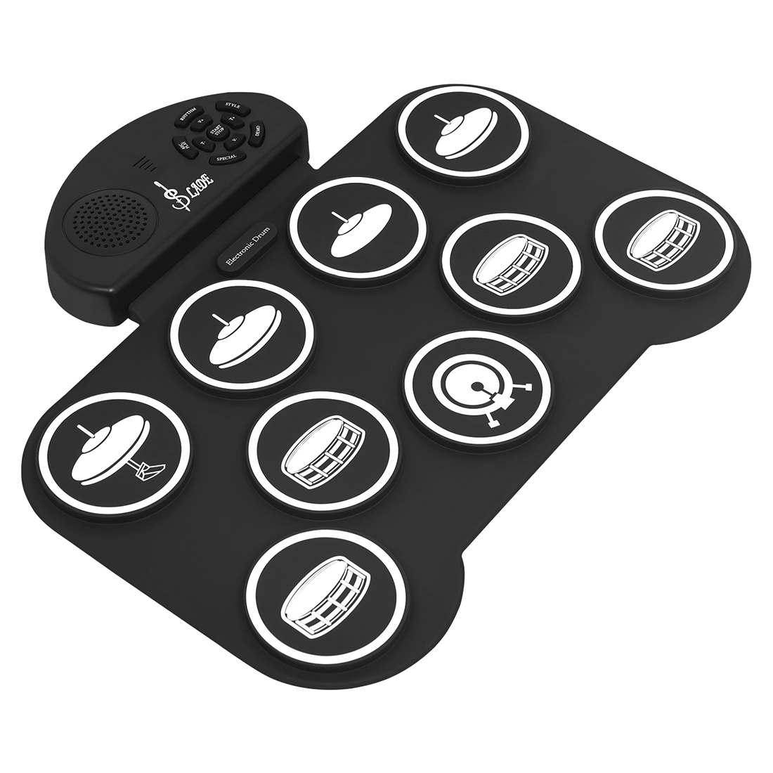Faltbares 9-Pads Roll-Up Elekt – Drum Practice Pad Bewertung und Preis
