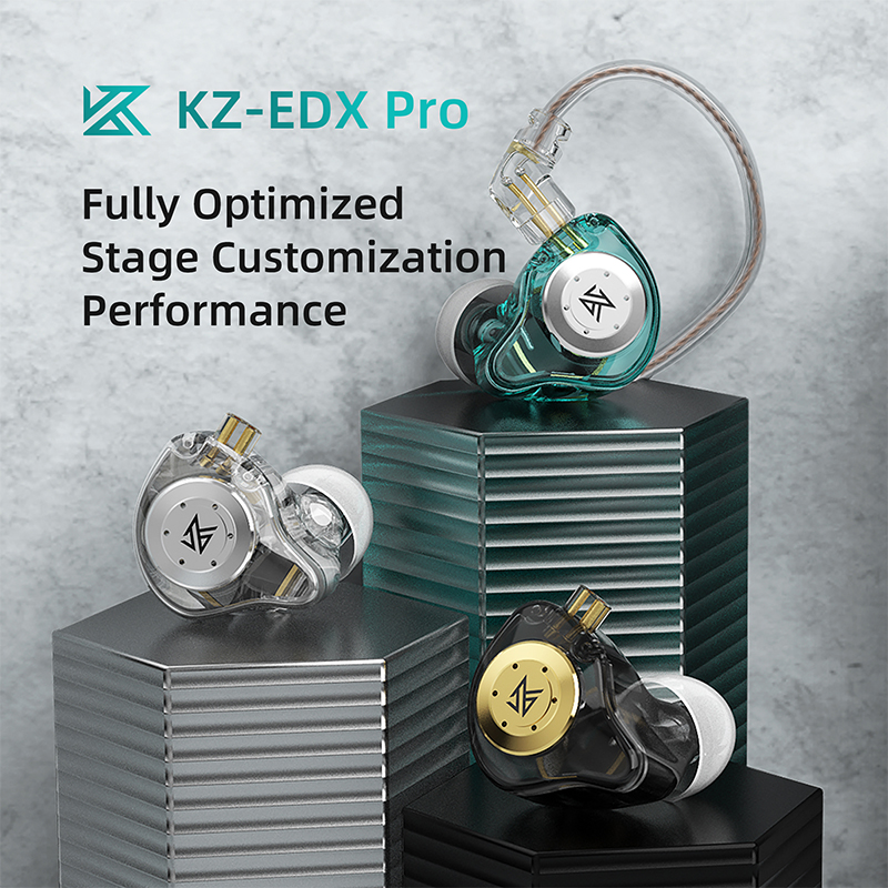 In-Ear-Monitor KZ EDX Pro Kopf – Audio Music Isolator Bewertung und Preis